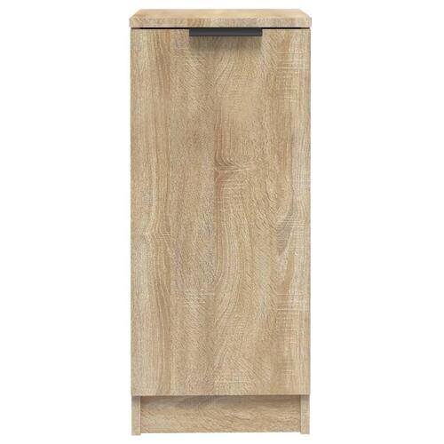Skænke 2 stk. 30x30x70 cm konstrueret træ sonoma-eg