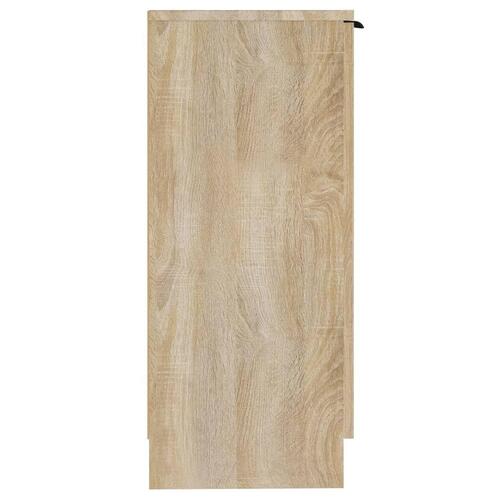 Skænke 2 stk. 30x30x70 cm konstrueret træ sonoma-eg