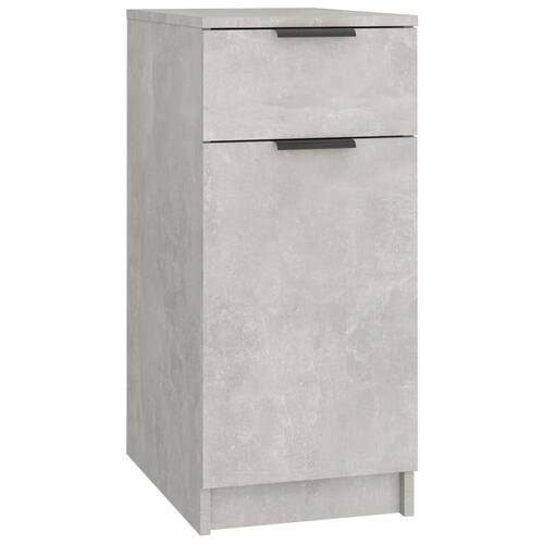 Skrivebord 33,5x50x75 cm konstrueret træ betongrå