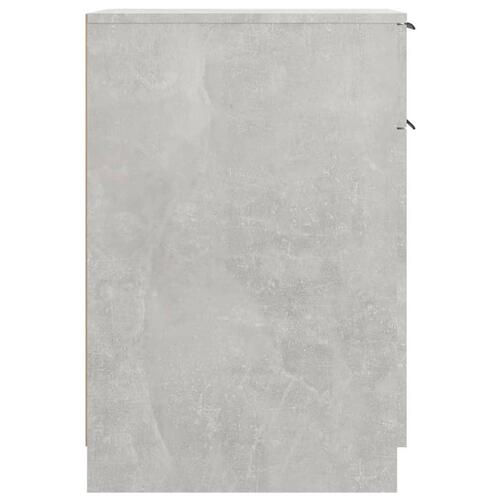 Skrivebord 33,5x50x75 cm konstrueret træ betongrå