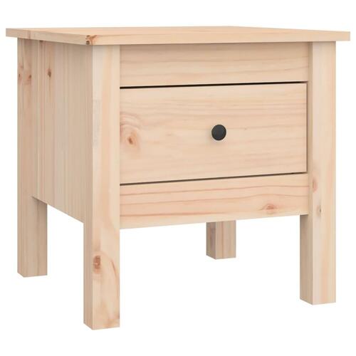 Sideborde 2 stk. 40x40x39 cm massivt fyrretræ
