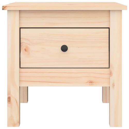Sideborde 2 stk. 40x40x39 cm massivt fyrretræ