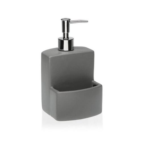 Sæbedispenser Keramik (10 x 19 x 10 cm) Grå