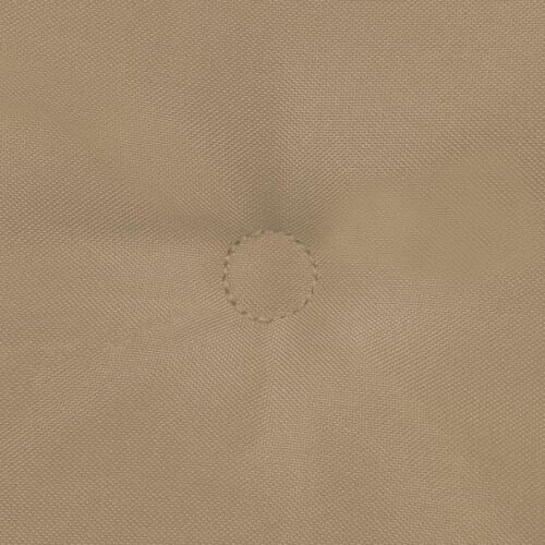 Stolehynder m. høj ryg 4 stk. 120x50x3 cm stof beige