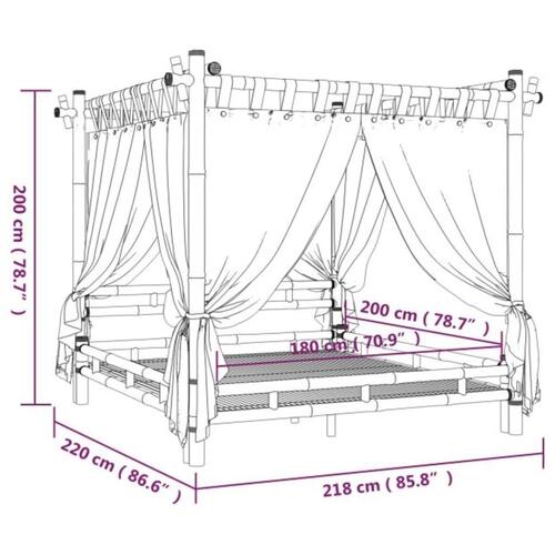Himmelseng 180x200 cm bambus