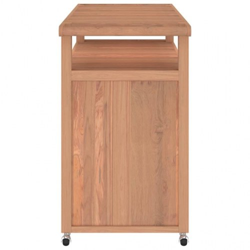 Barvogn 120x50x90 cm massivt teaktræ
