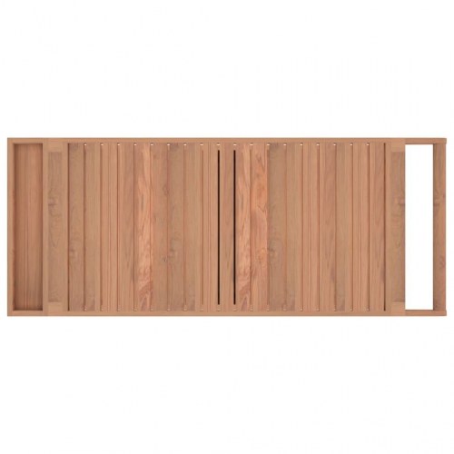 Barvogn 120x50x90 cm massivt teaktræ