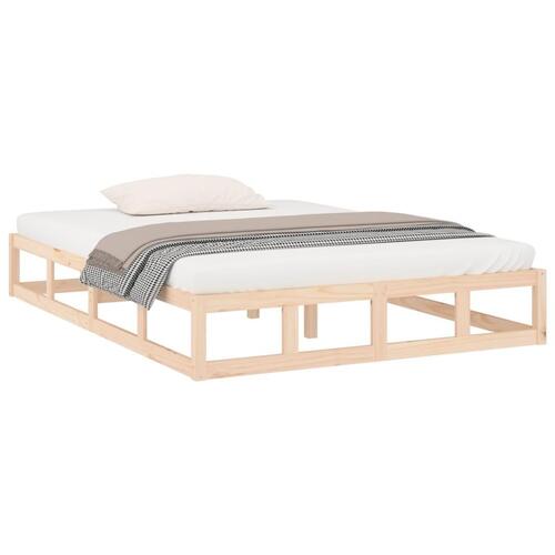 Sengeramme 150x200 cm King Size massivt træ