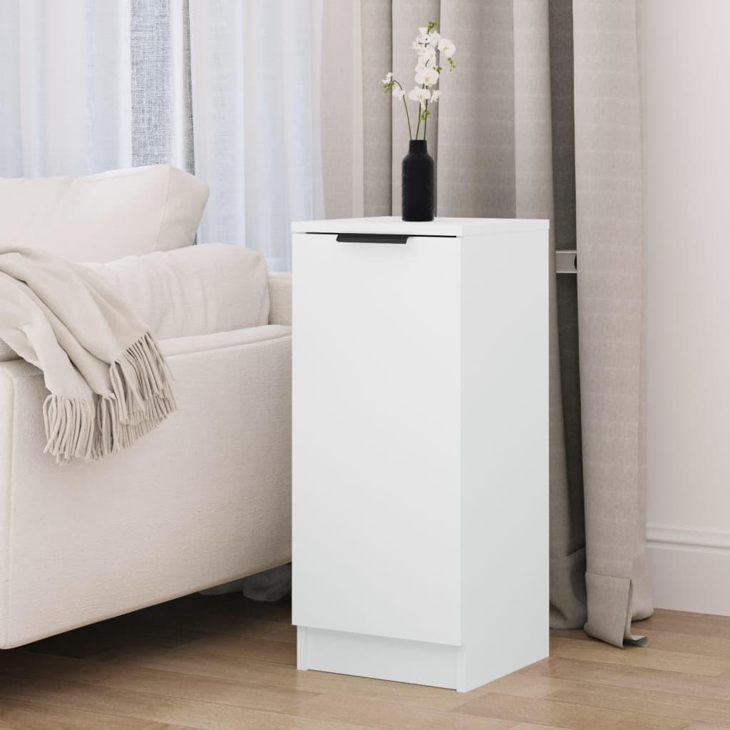 Skænk 30x30x70 cm konstrueret træ hvid