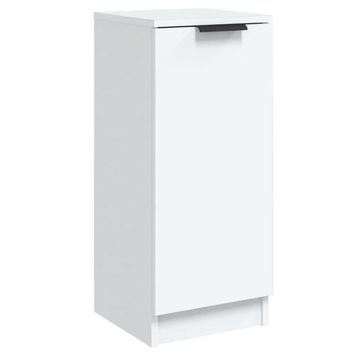 Skænk 30x30x70 cm konstrueret træ hvid