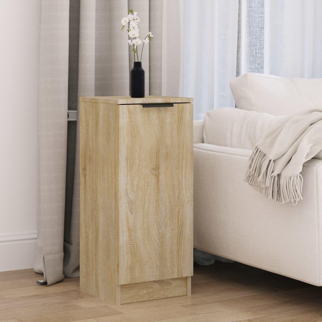 Skænk 30x30x70 cm konstrueret træ sonoma-eg