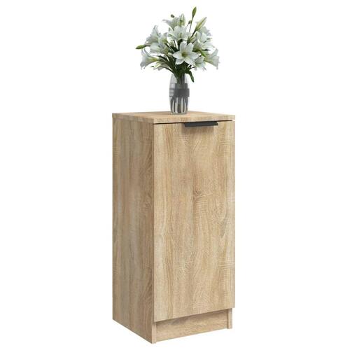 Skænk 30x30x70 cm konstrueret træ sonoma-eg