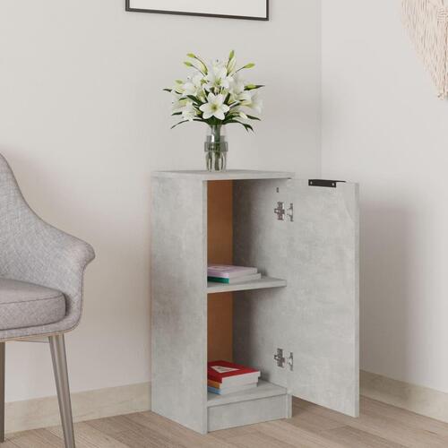 Skænk 30x30x70 cm konstrueret træ betongrå