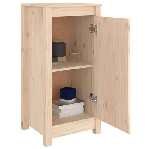 Skænke 2 stk. 39x35x80 cm massivt fyrretræ grå