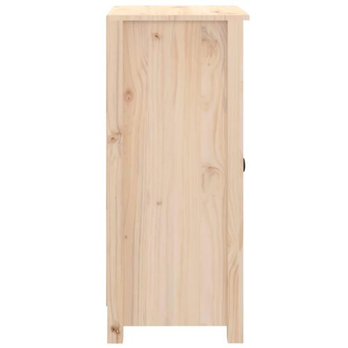 Skænke 2 stk. 39x35x80 cm massivt fyrretræ grå