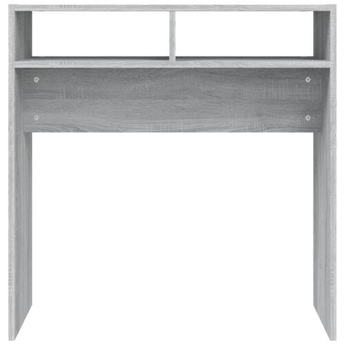 Konsolbord 78x30x80 cm konstrueret træ grå sonoma-eg