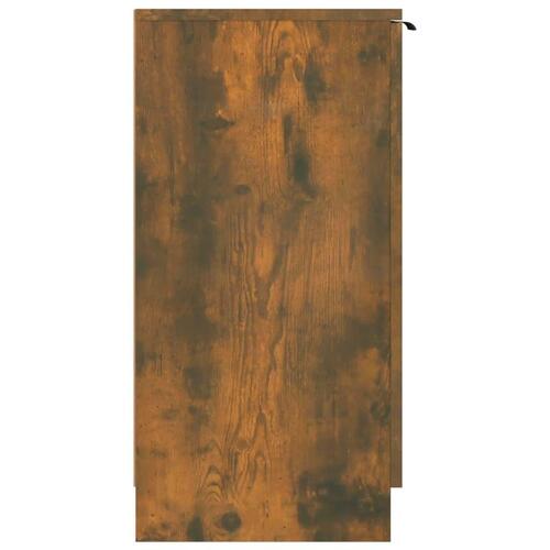 Skoskab 59x35x70 cm konstrueret træ røget egetræsfarve