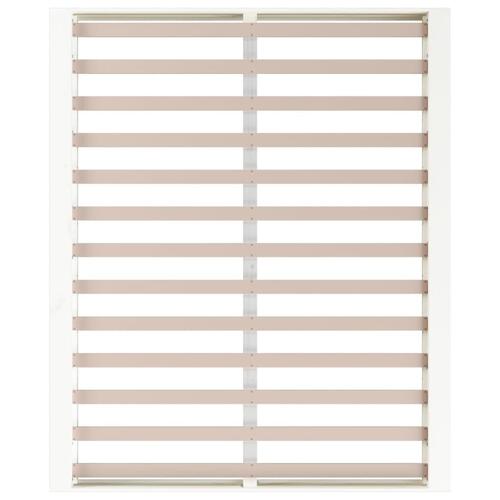 Sengeramme 120x200 cm massivt træ hvid