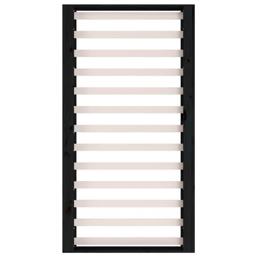 Sengeramme 75x190 cm Small Single massivt træ sort
