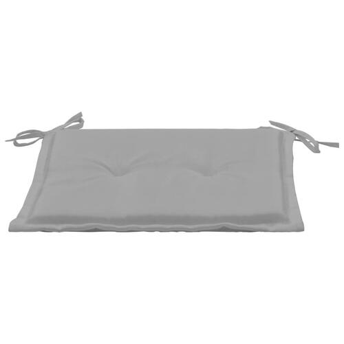 Hynder til havestol 2 stk. 50x50x3 cm oxfordstof grå