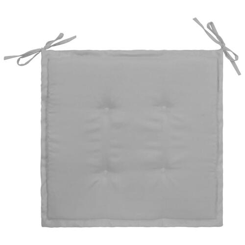 Hynder til havestol 2 stk. 50x50x3 cm oxfordstof grå