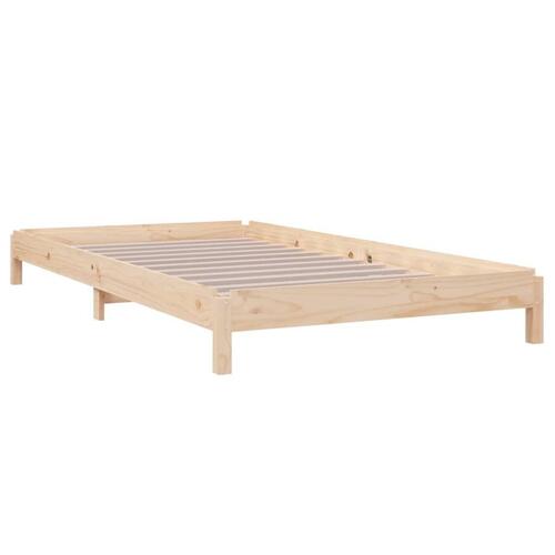 Stabelbar seng 80x200 cm massivt fyrretræ