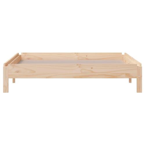 Stabelbar seng 80x200 cm massivt fyrretræ