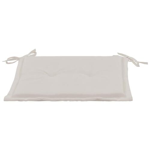 Hynder til havestol 2 stk. 50x50x3 cm oxfordstof cremefarvet