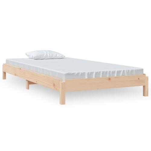 Stabelbar seng 90x190 cm massivt fyrretræ