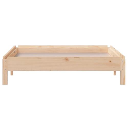 Stabelbar seng 90x190 cm massivt fyrretræ