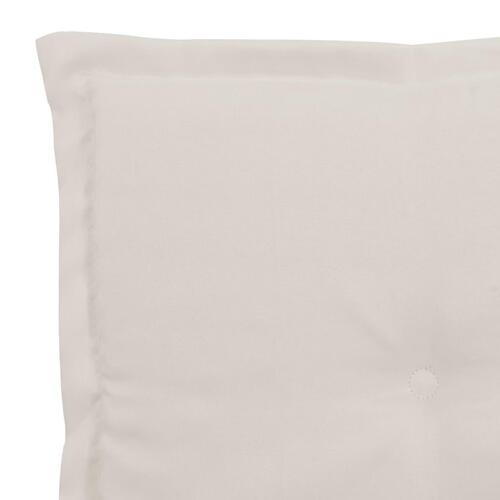 Hynder til havestol 2 stk. 50x50x3 cm oxfordstof cremefarvet