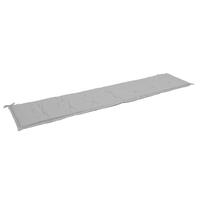 Hynde til havebænk 200x50x4 cm oxfordstof grå
