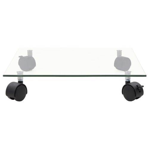 Plantevogne 4 stk. 35x35 cm firkantet hærdet glas