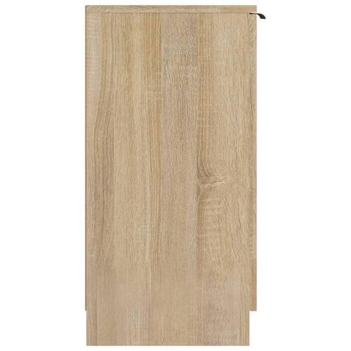 Skoskab 59x35x70 cm konstrueret træ sonoma-eg