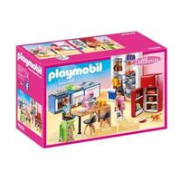 Playset Dollhouse Kitchen Playmobil 70206 (129 stk)