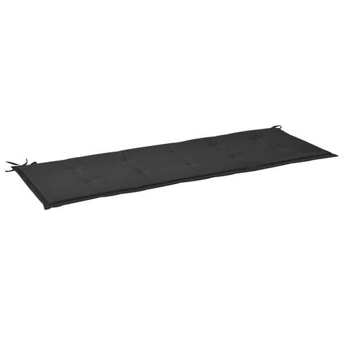 Hynde til havebænk 150x50x3 cm oxfordstof sort