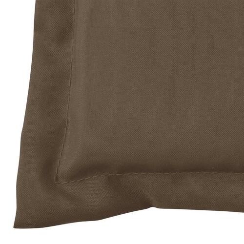 Hynde til havebænk 100x50x4 cm oxfordstof gråbrun