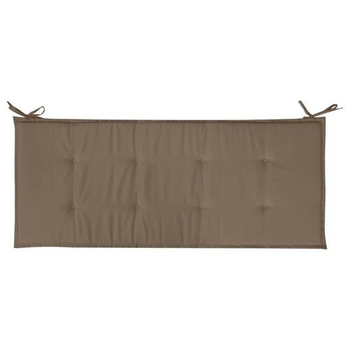 Hynde til havebænk 120x50x4 cm oxfordstof gråbrun