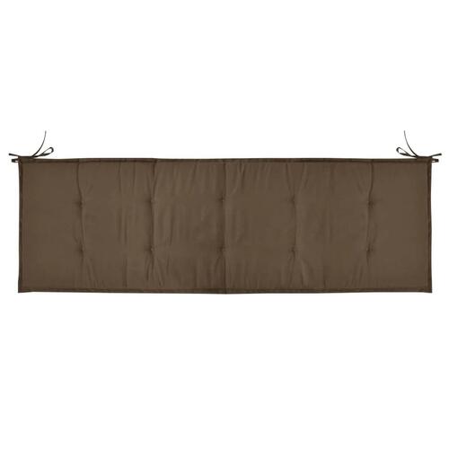 Hynde til havebænk 150x50x4 cm oxfordstof gråbrun
