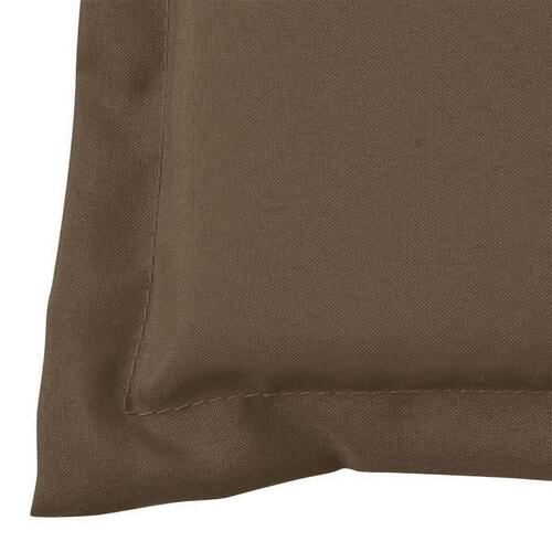 Hynde til havebænk 150x50x4 cm oxfordstof gråbrun