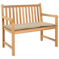 Hynde til havebænk 120x50x3 cm oxfordstof beige