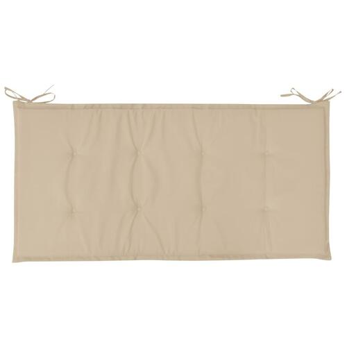 Hynde til havebænk 120x50x3 cm oxfordstof beige