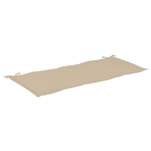 Hynde til havebænk 150x50x3 cm oxfordstof beige