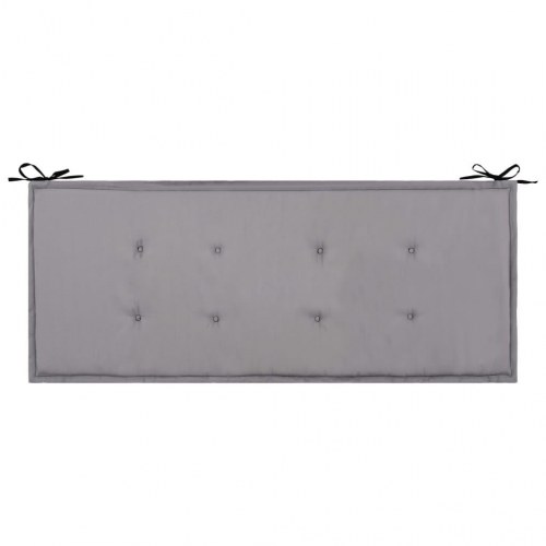 Hynde til havebænk 120x50x3 cm sort og grå