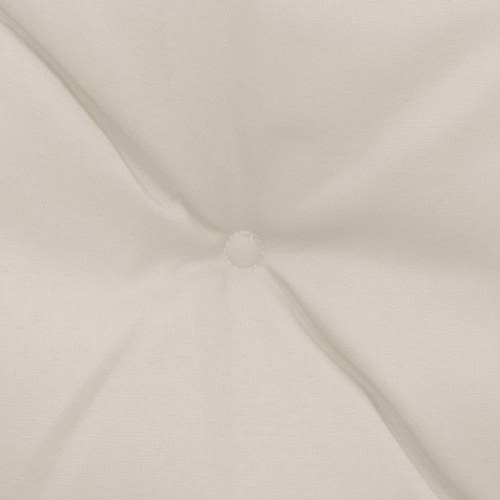 Hynder til gyngesofa 2 stk. 50 cm stof cremefarvet