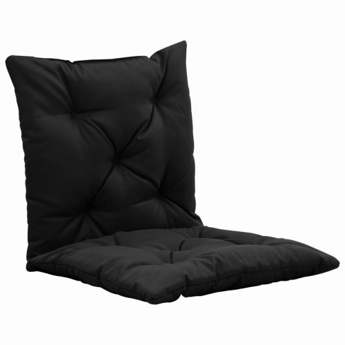 Hynder til gyngesofa 2 stk. 50 cm stof sort