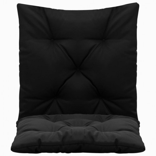 Hynder til gyngesofa 2 stk. 50 cm stof sort