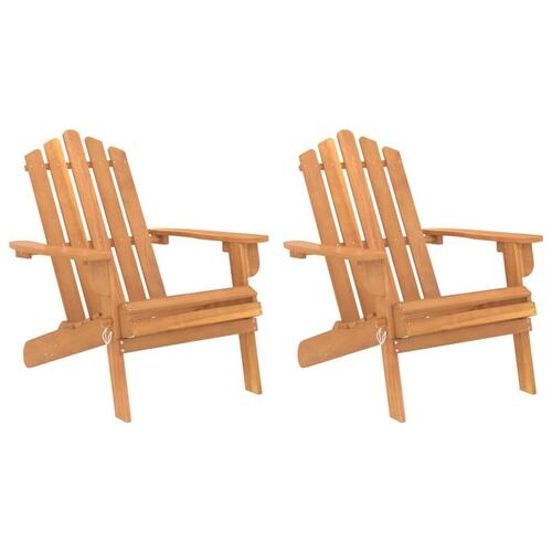 Adirondack-stole 2 stk. massivt akacietræ