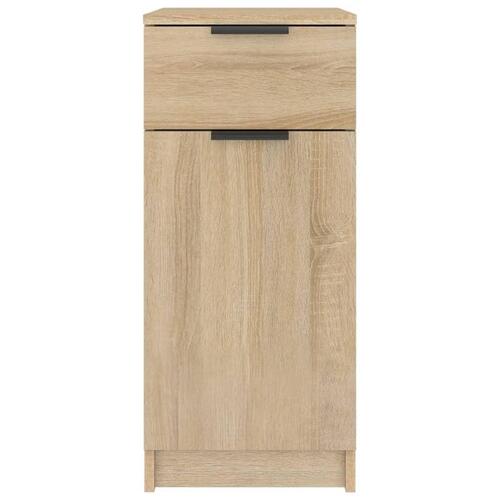 Skrivebord 33,5x50x75 cm konstrueret træ sonoma-eg