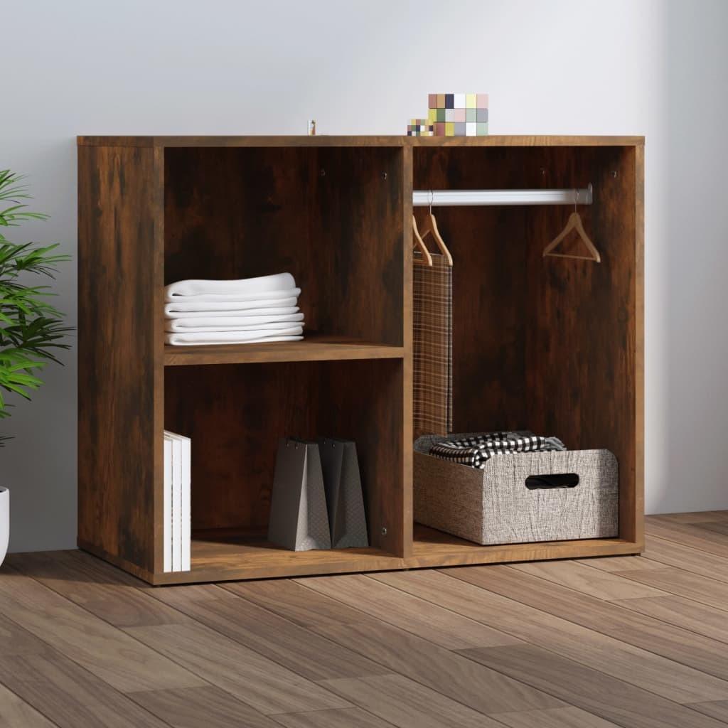 Skab 80x40x65 cm konstrueret træ røget egetræ